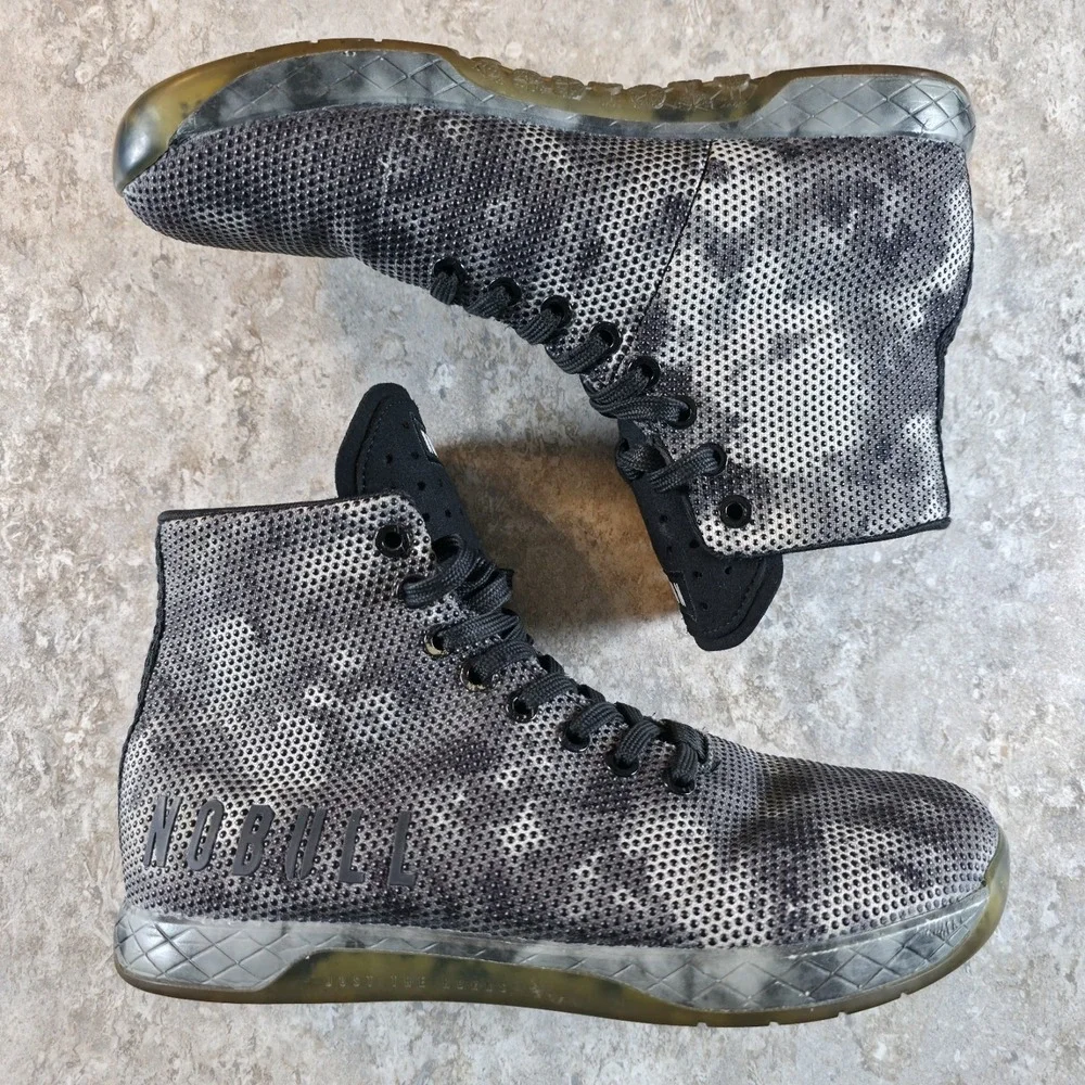 NOBULL Camo Outwork Trainers SuperFabric High-Top Gym Shoes Mens 7 / Womens 8.5